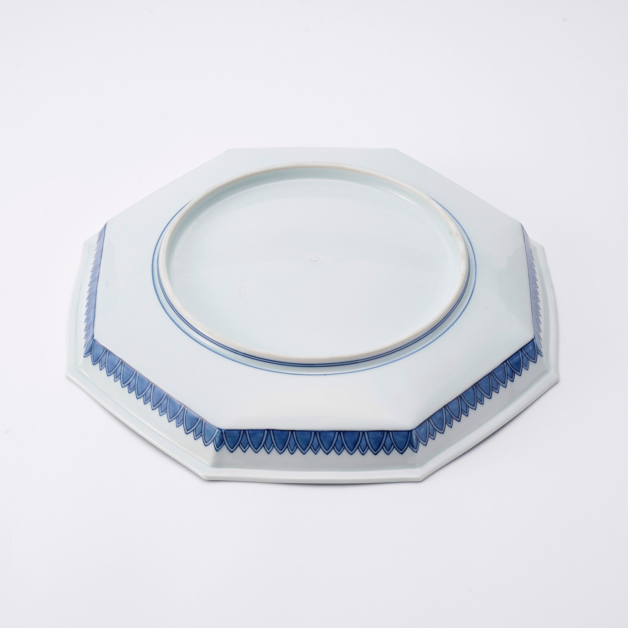 Fukizumi Hanamon Gakuzara~Floral Pattern Framed Plate