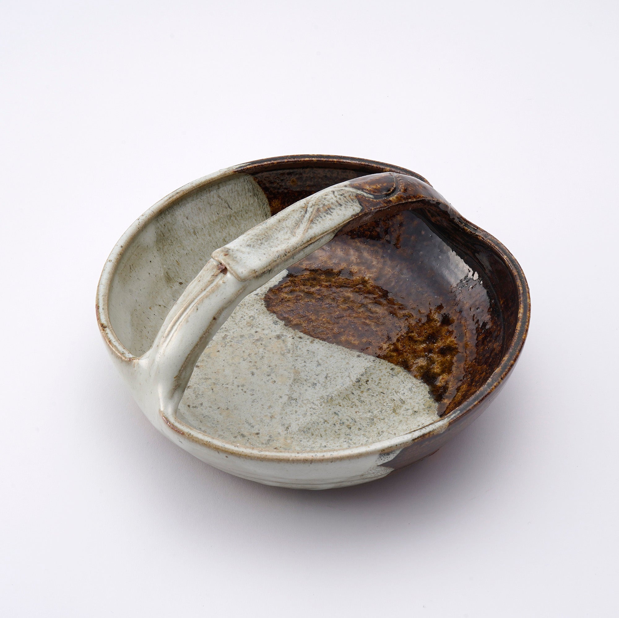 Chosen Karatsu Tetsuki bachi~ Korean Karatsu Handled Pot