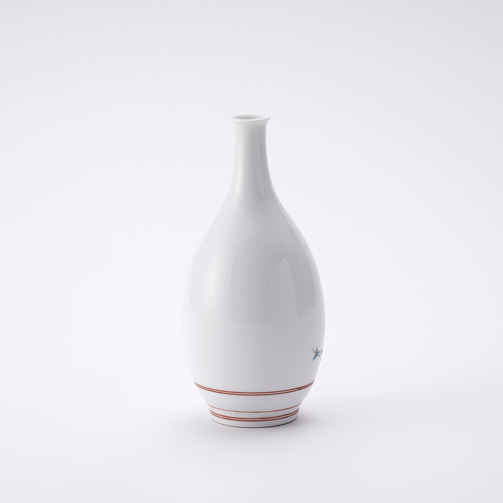 Nishiki Yanagi Chomon ~ Willow and Bird Small Vase