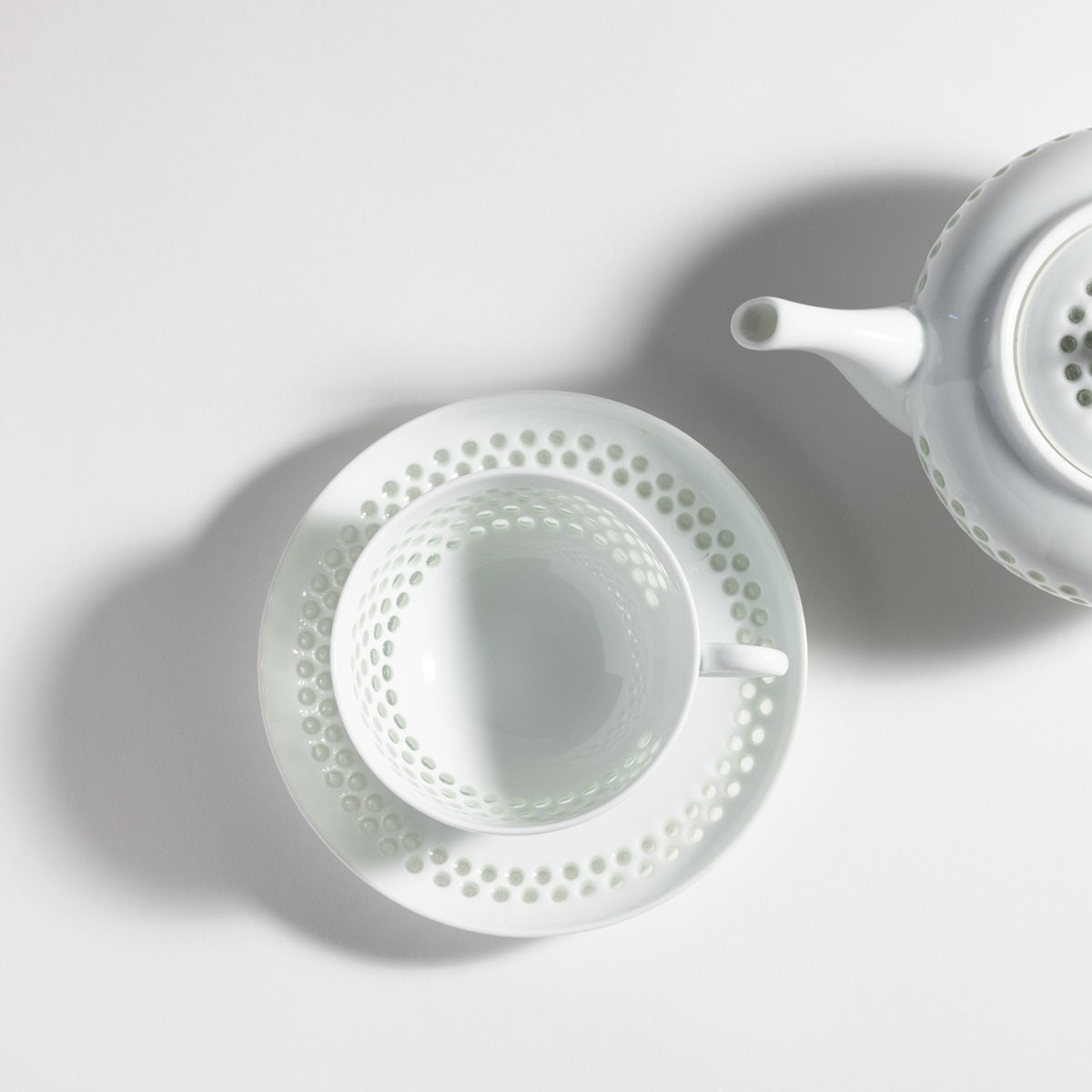 Crystal Premium  Tea Cups & Saucers