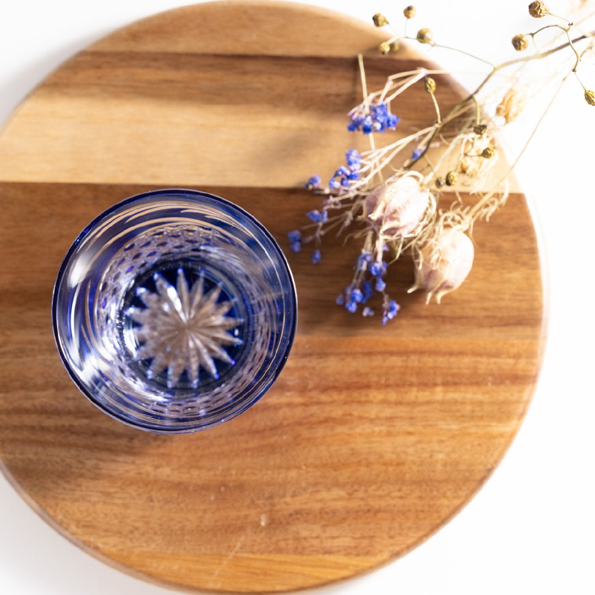 Edo Kiriko rock glass, Mai(舞)