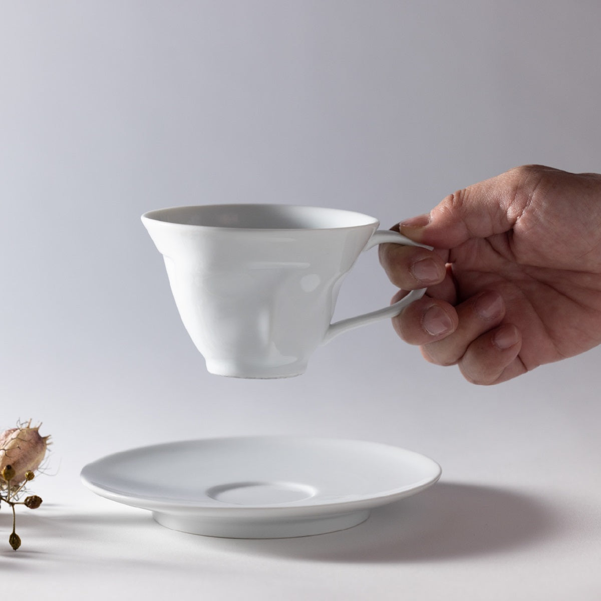 Crystal Story Cup & Saucer